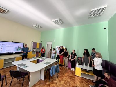 Откриване на STEM център в ЦСОП "Иван Вазов" с. Ново село  по проект BG-RRP-1.015 - „Училищна STEM среда" 1